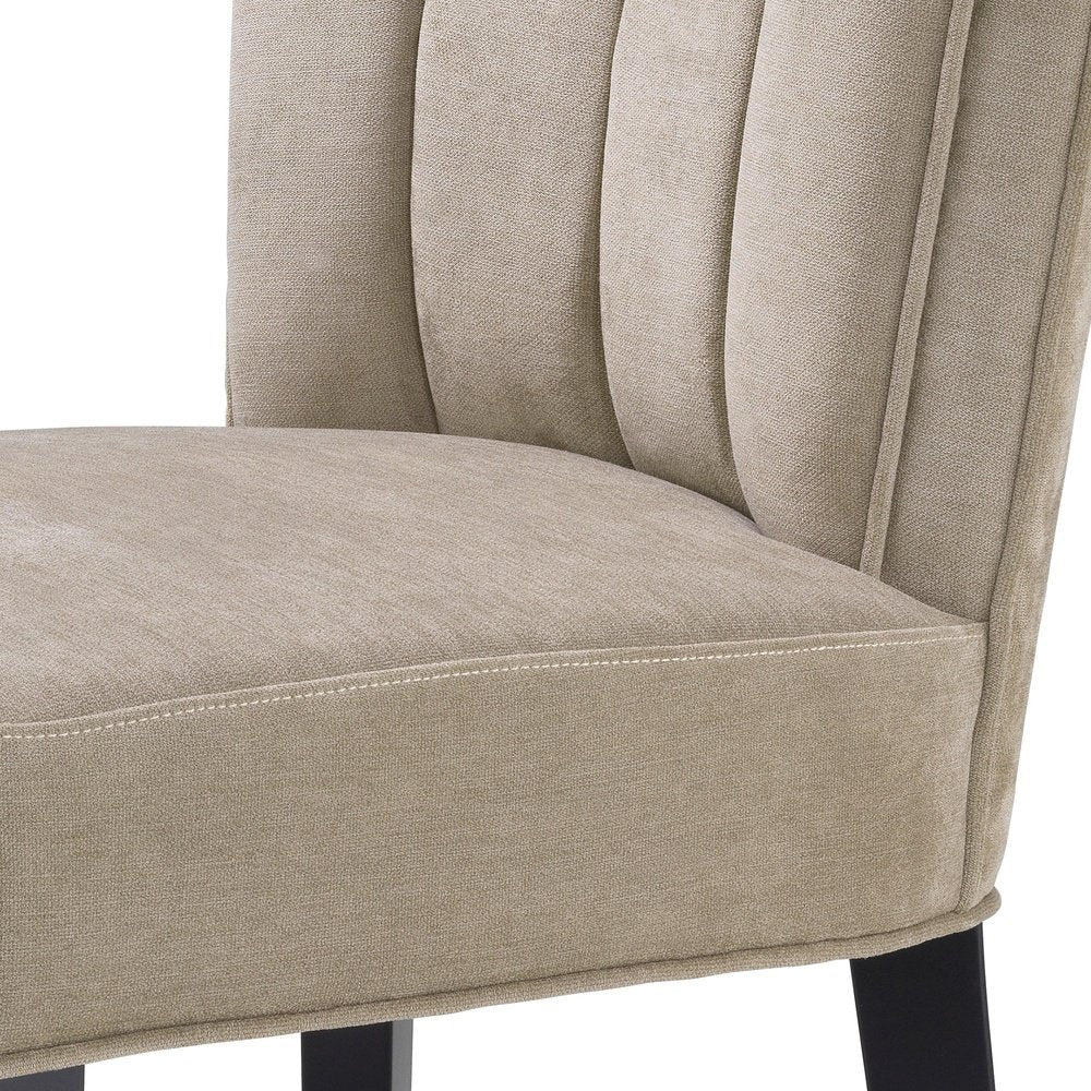Product photograph of Eichholtz Windhaven Dining Chair Greige Velvet from Olivia's.