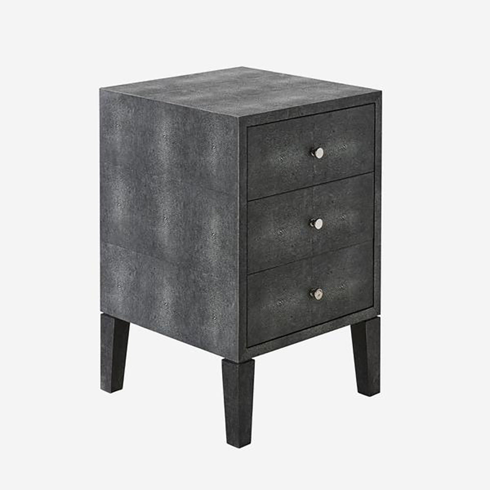 Product photograph of Andrew Martin Georgia Bedside Table Grey from Olivia's