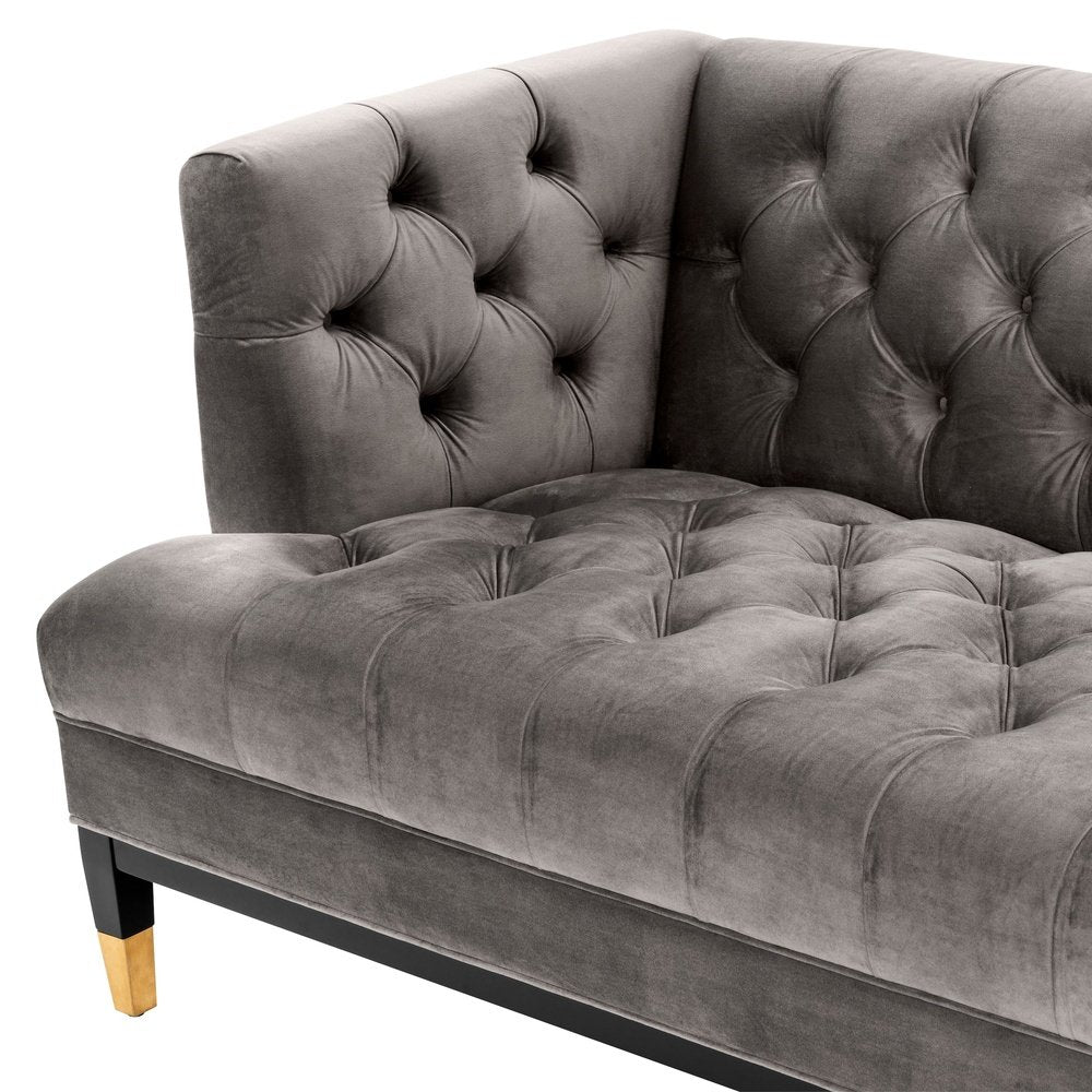 Product photograph of Eichholtz Castelle Sofa Roche Porpoise Grey Velvet from Olivia's.