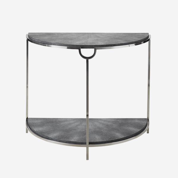 Product photograph of Andrew Martin Elise Console Table Grey from Olivia's.