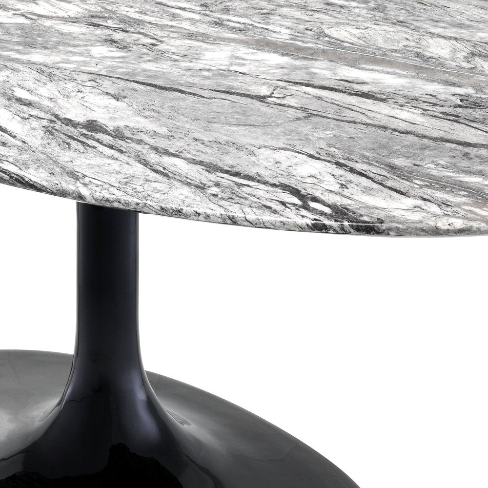 Product photograph of Eichholtz Solo Dining Table Grey Faux Marble from Olivia's.