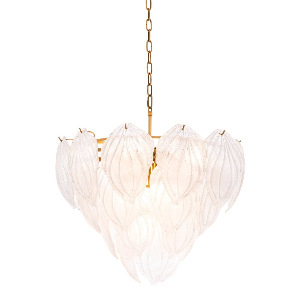 Eichholtz Novida Chandelier Antique Brass Finish