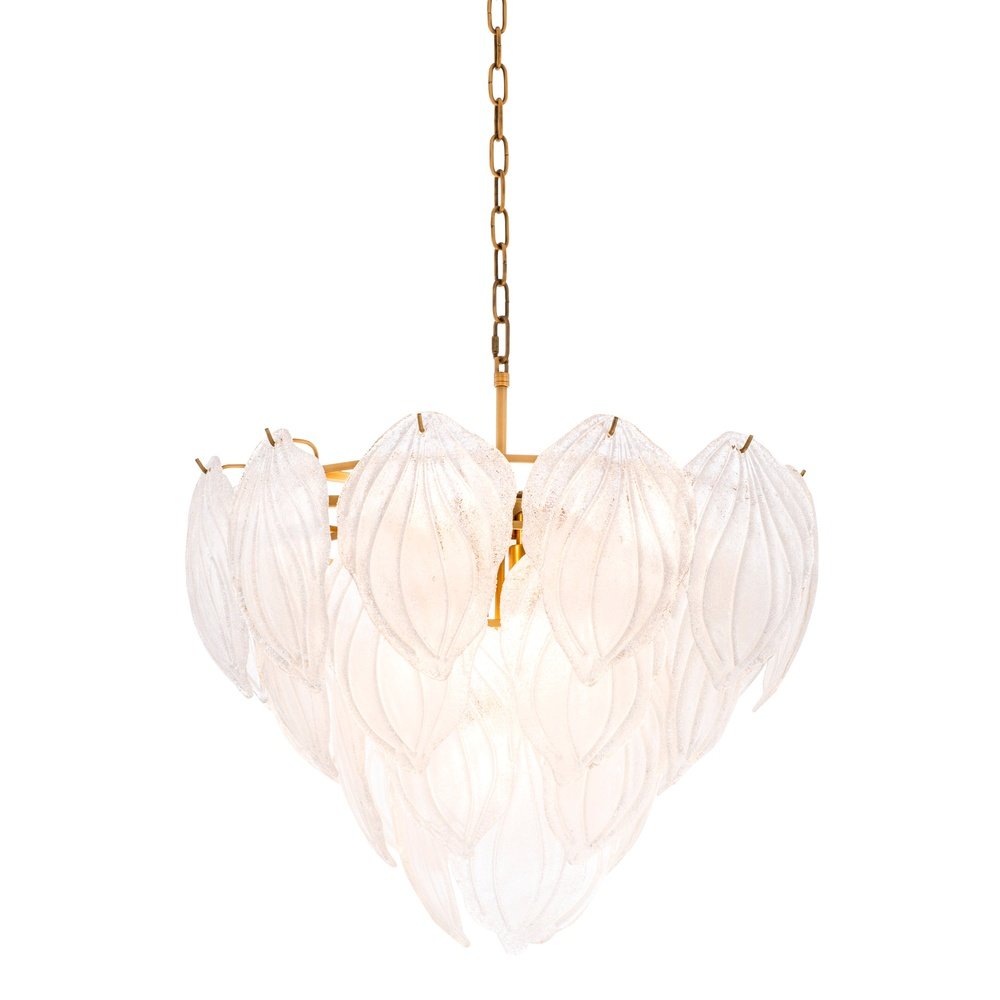 Product photograph of Eichholtz Novida Chandelier Antique Brass Finish from Olivia's
