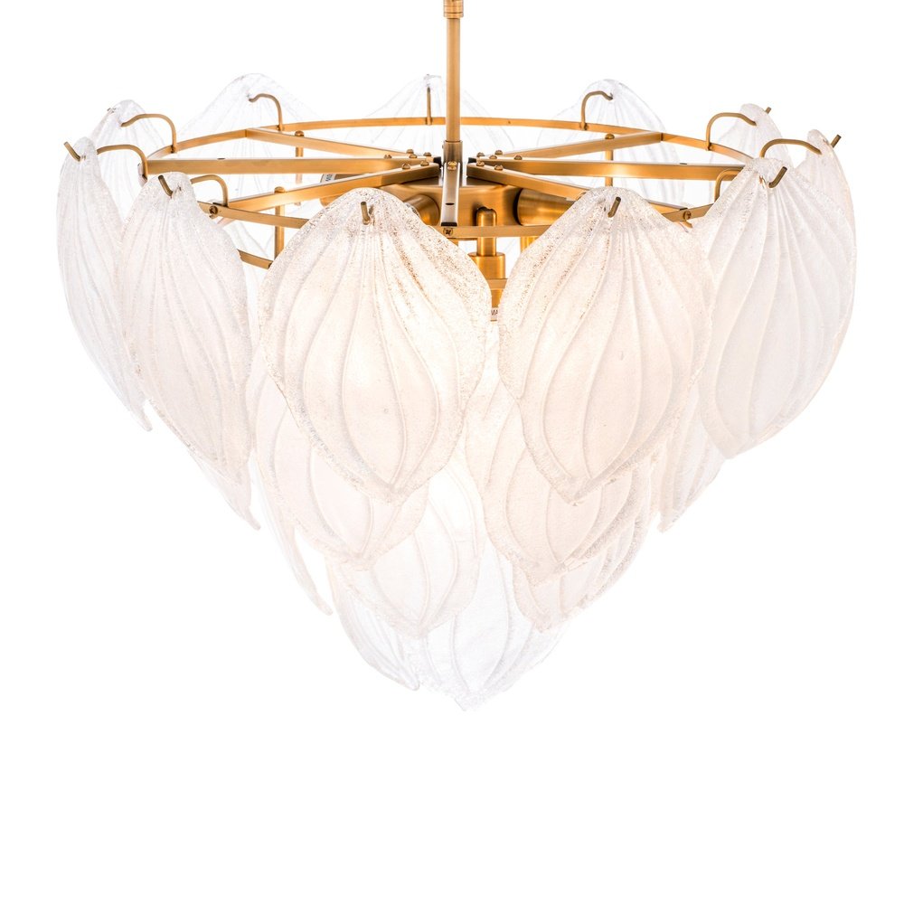 Product photograph of Eichholtz Novida Chandelier Antique Brass Finish from Olivia's.
