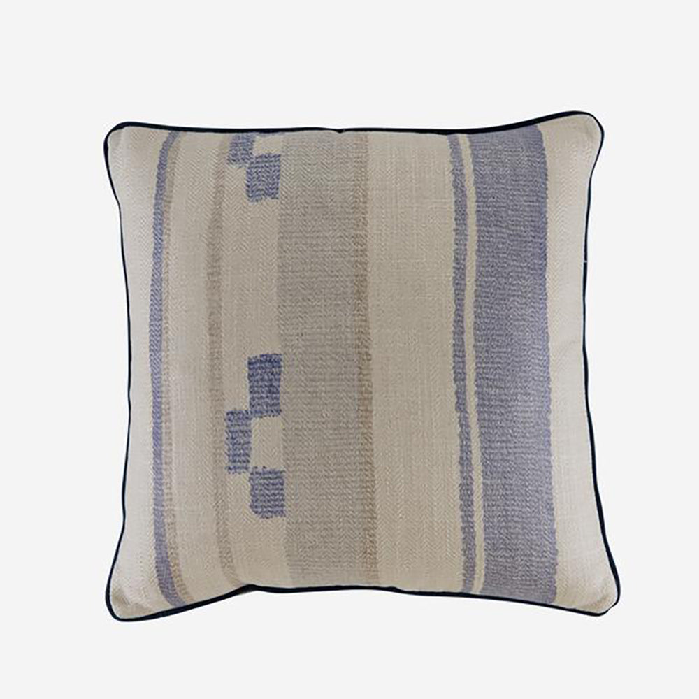 Product photograph of Andrew Martin Indus Cushion Denim from Olivia's