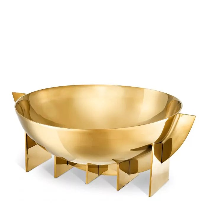 Product photograph of Eichholtz Bismarck Bowl Gold Finish from Olivia's