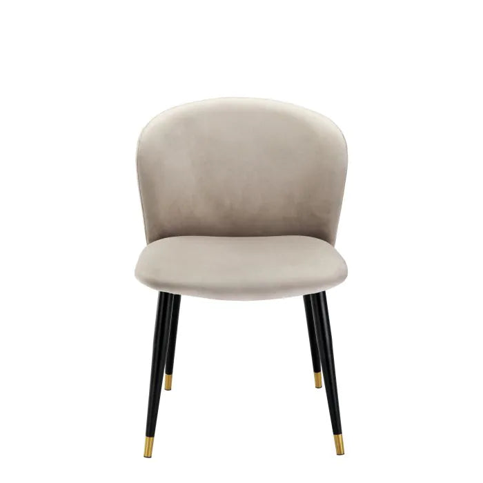 Eichholtz Volante Dining Chair in Roche Beige Velvet