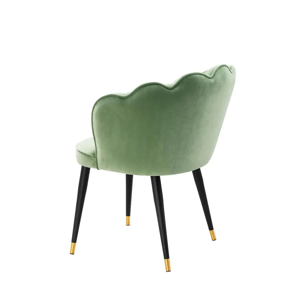 Eichholtz Bristol Dining Chair in Savona Pistache Green Velvet