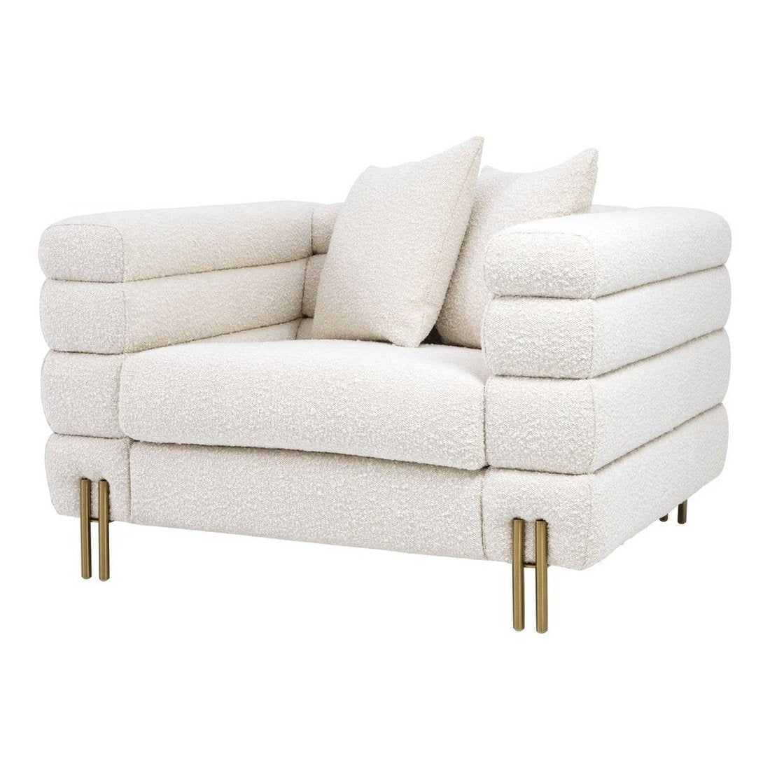 Eichholtz York Armchair in Boucle Cream