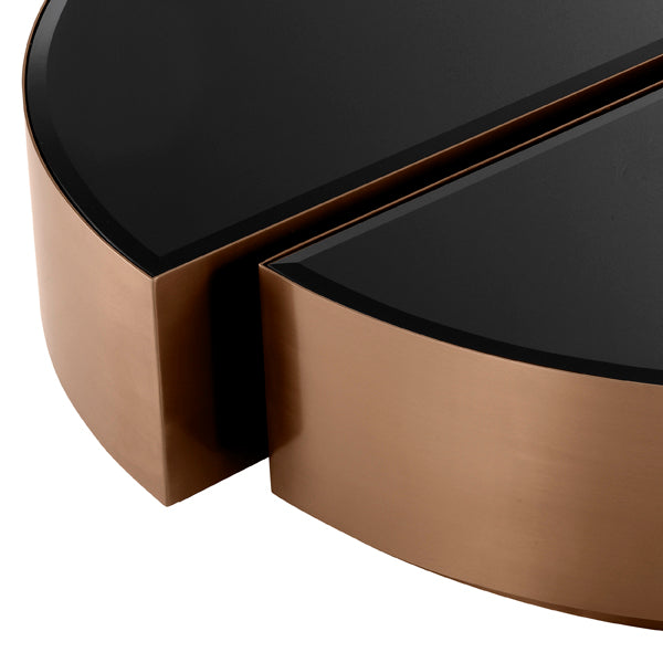 Product photograph of Eichholtz Astra Coffee Table Brushed Copper from Olivia's.