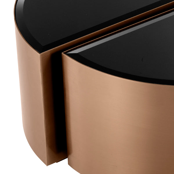 Product photograph of Eichholtz Astra Side Table Brushed Copper from Olivia's.