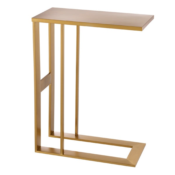 Product photograph of Eichholtz Pierre Side Table Brushed Brass from Olivia's