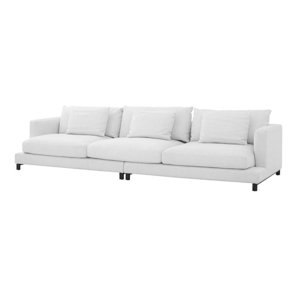 Product photograph of Eichholtz Burbury 3 Seater Sofa White from Olivia's