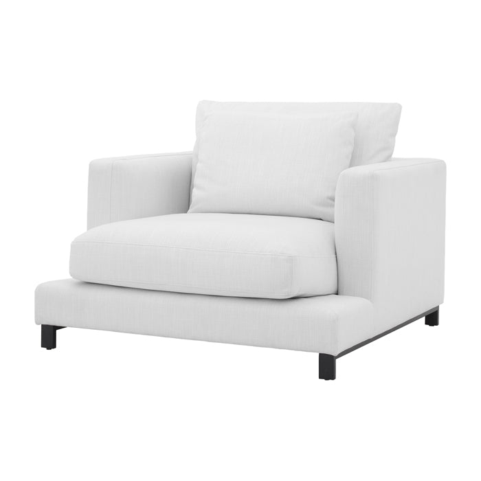 Product photograph of Eichholtz Burbury Armchair White from Olivia's