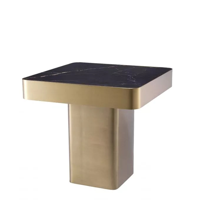Eichholtz Side Table Luxus Brushed Brass Finish