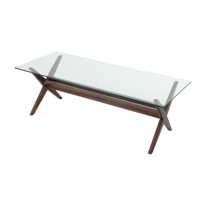 Product photograph of Eichholtz Maynor 6 Seater Dining Table Brown from Olivia's.