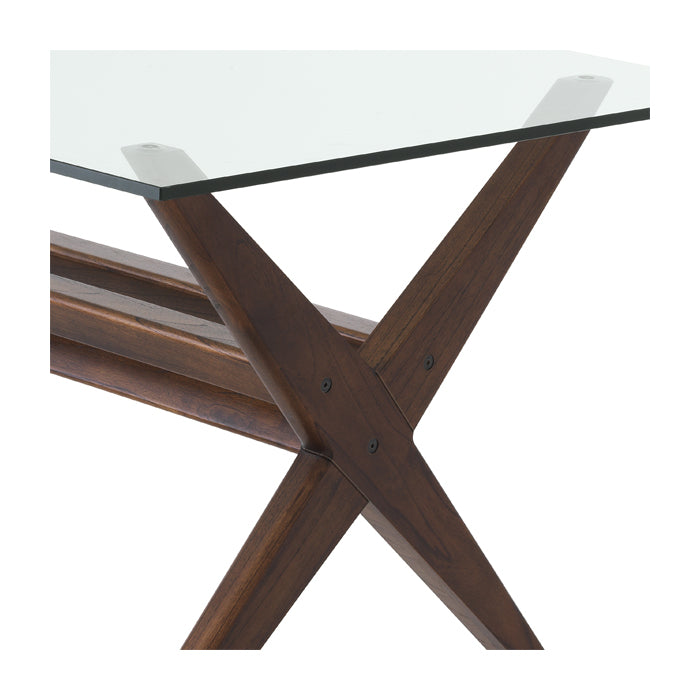 Product photograph of Eichholtz Maynor 6 Seater Dining Table Brown from Olivia's.