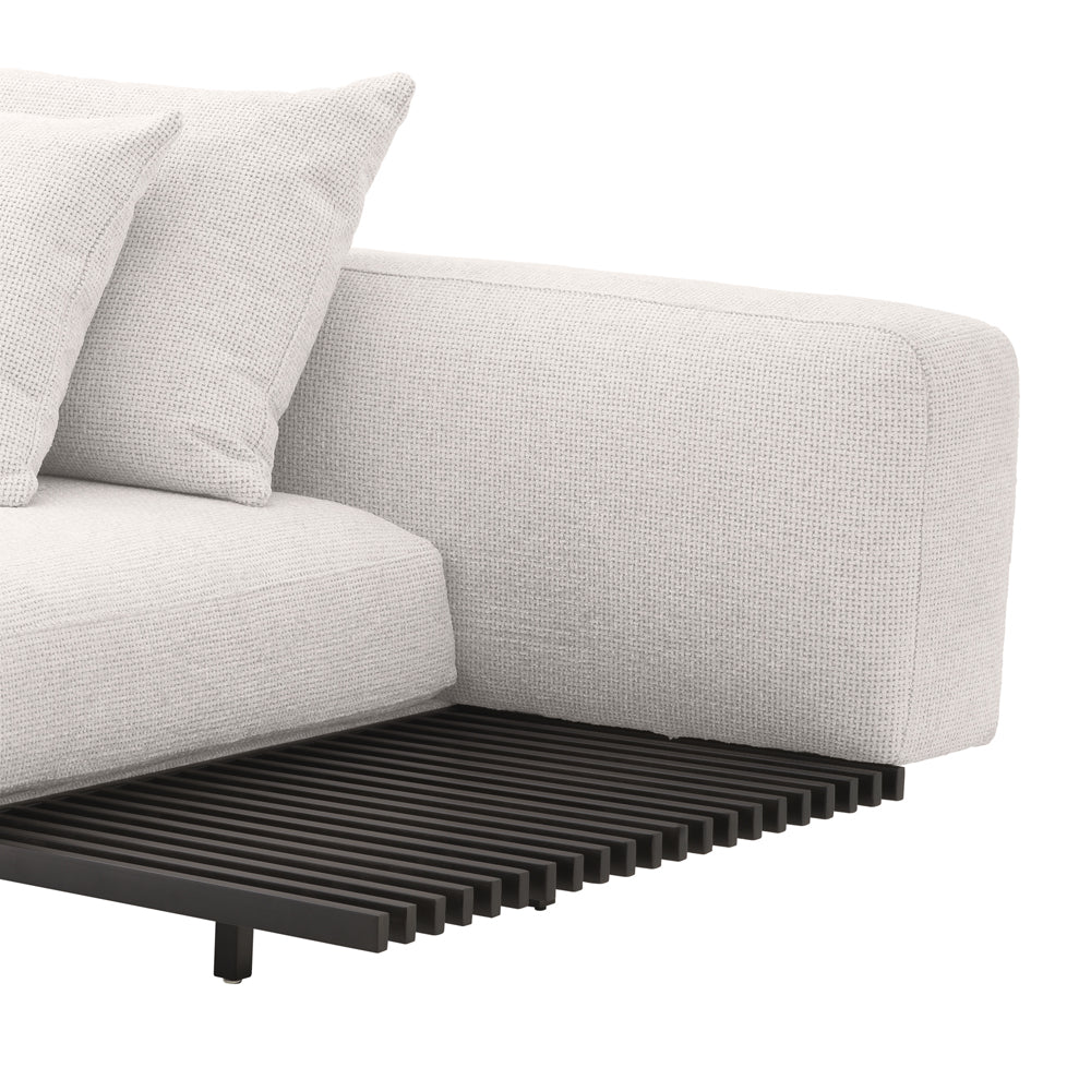 Product photograph of Eichholtz Horace Sofa In Lyssa Off-white - Left from Olivia's.