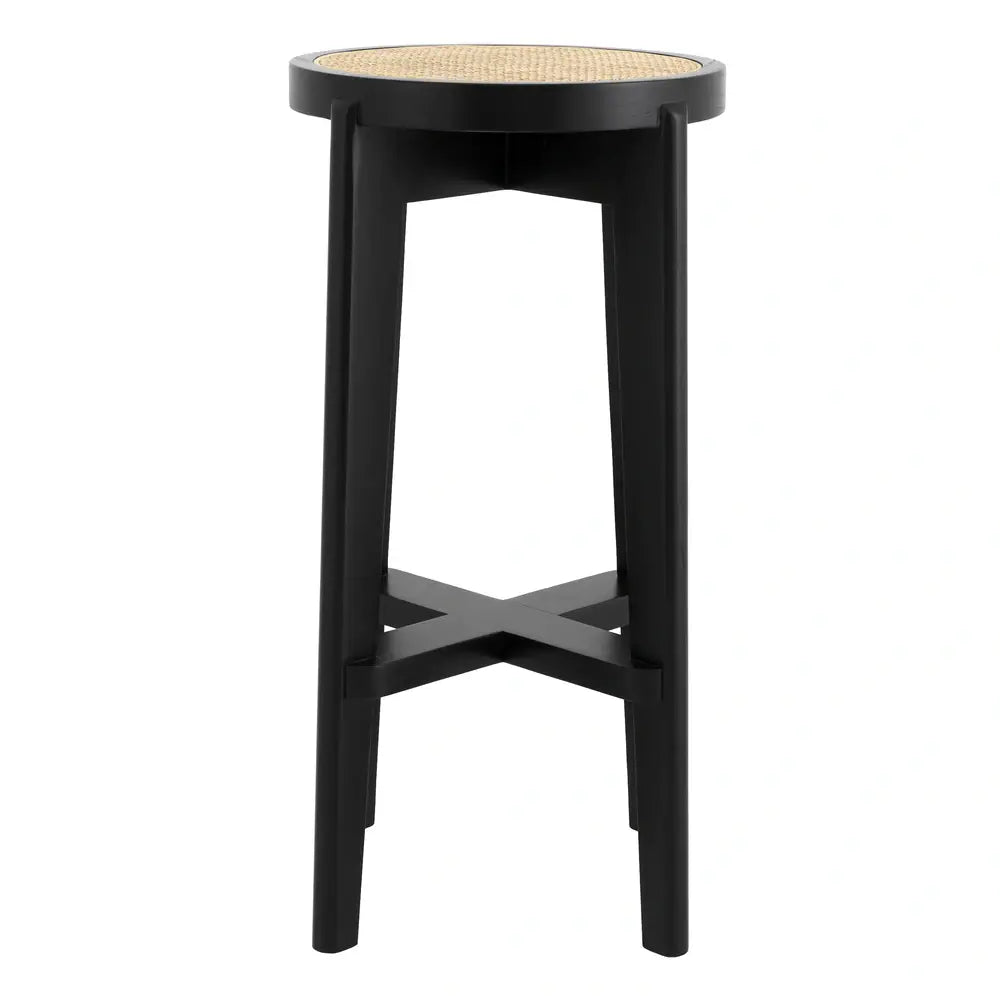 Product photograph of Eichholtz Dareau Bar Stool In Classic Black from Olivia's