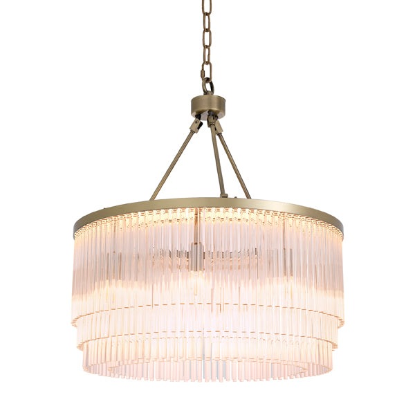 Product photograph of Eichholtz Hector S Chandelier Brass from Olivia's.