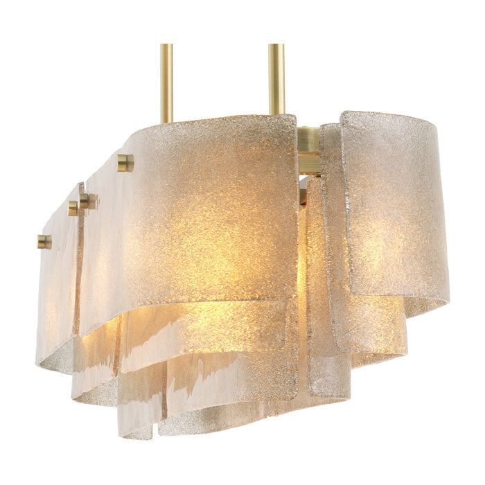Product photograph of Eichholtz Joy Of Light Chandelier Brass from Olivia's.