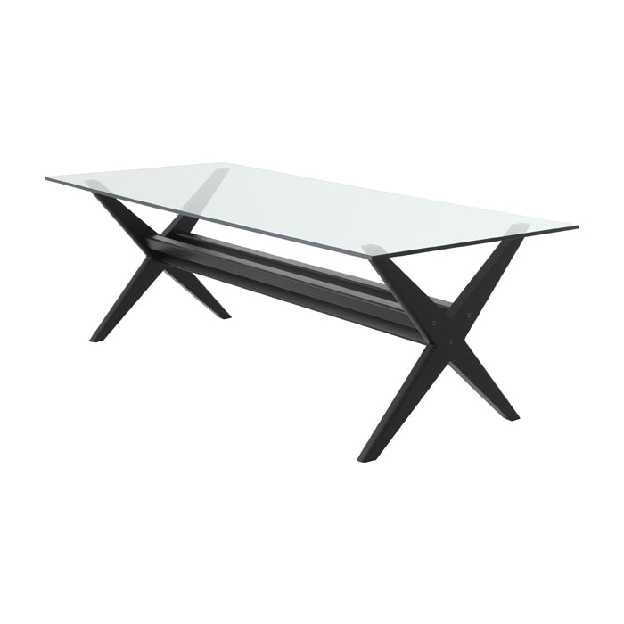 Product photograph of Eichholtz Maynor 6 Seater Dining Table Black from Olivia's