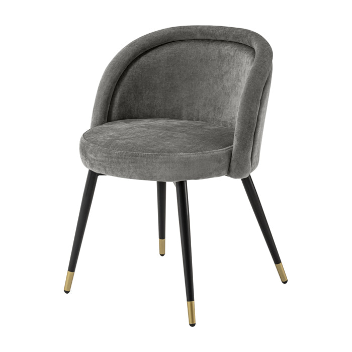 Eichholtz Set Of 2 Chloé Dining Chairs Grey