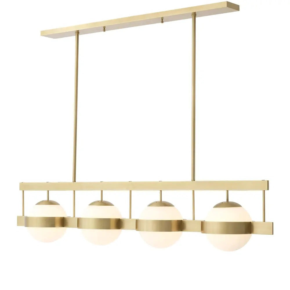 Product photograph of Eichholtz Biba Chandelier In Antique Brass Finish from Olivia's