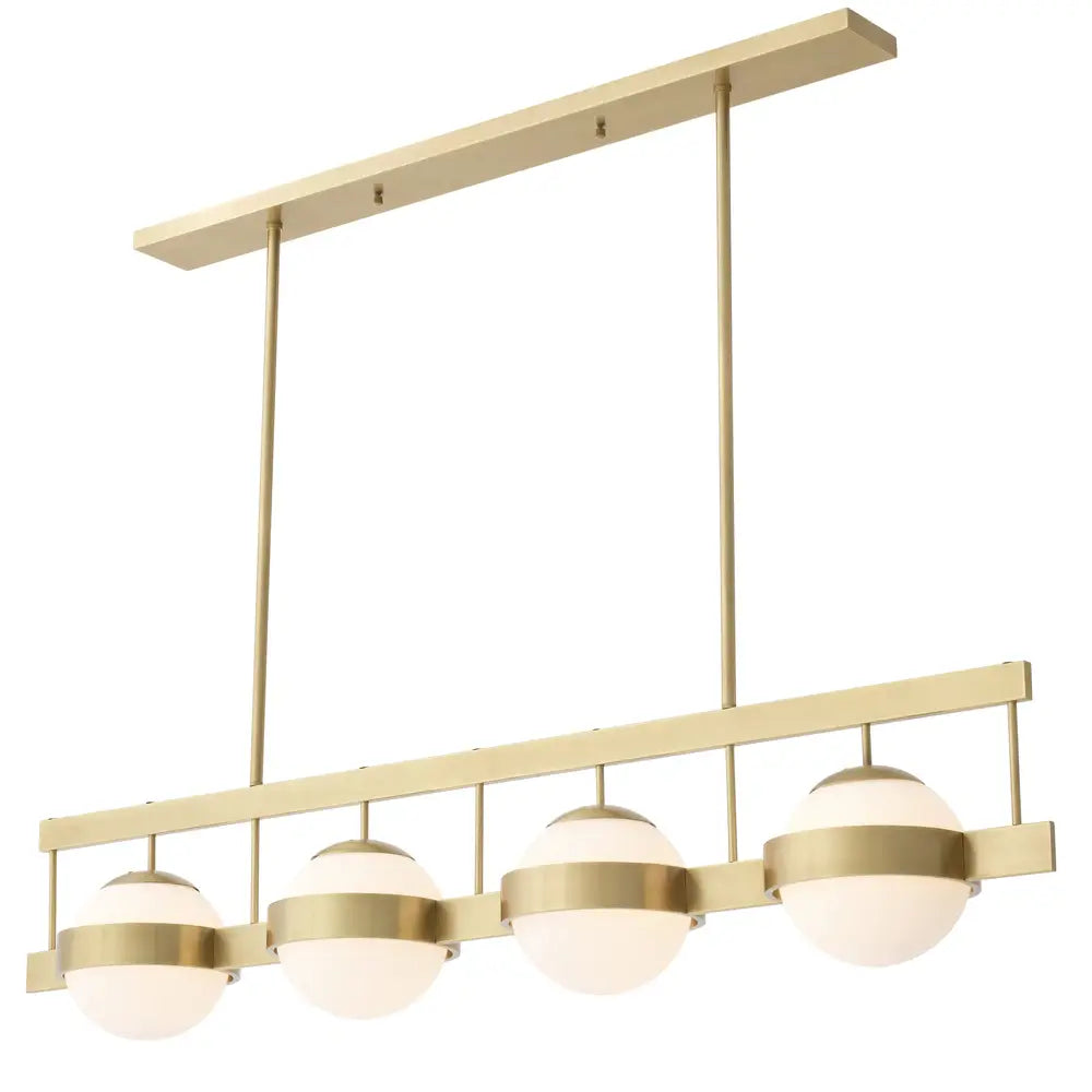 Product photograph of Eichholtz Biba Chandelier In Antique Brass Finish from Olivia's.