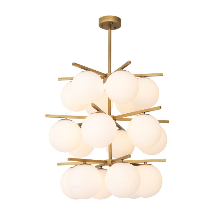 Product photograph of Eichholtz Noa Chandelier Brass from Olivia's