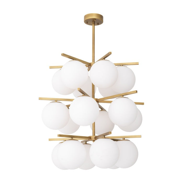 Product photograph of Eichholtz Noa Chandelier Brass from Olivia's.