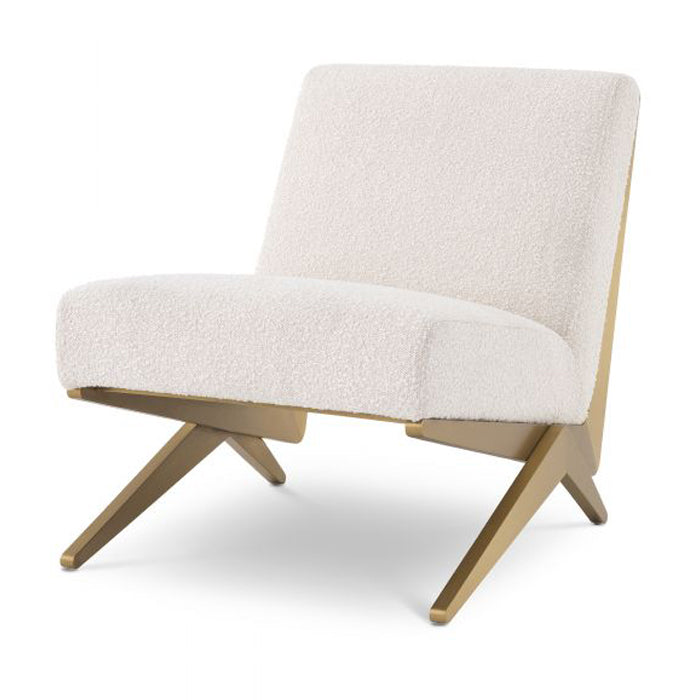 Product photograph of Eichholtz Fico Occasional Chair White from Olivia's