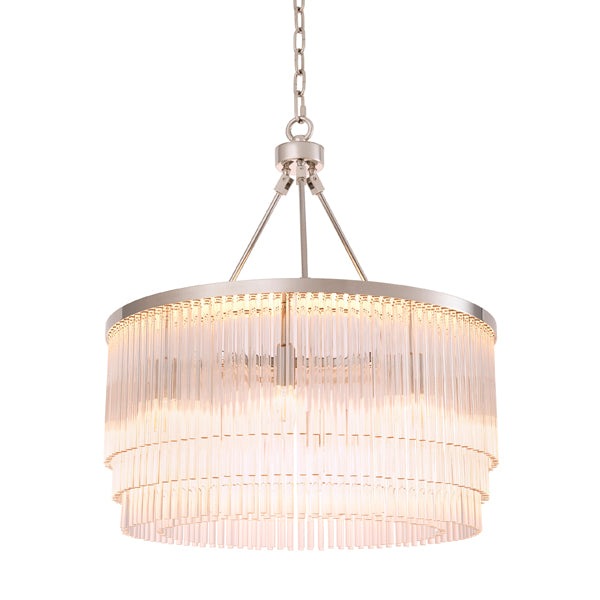 Product photograph of Eichholtz Hector S Chandelier Nickel from Olivia's.