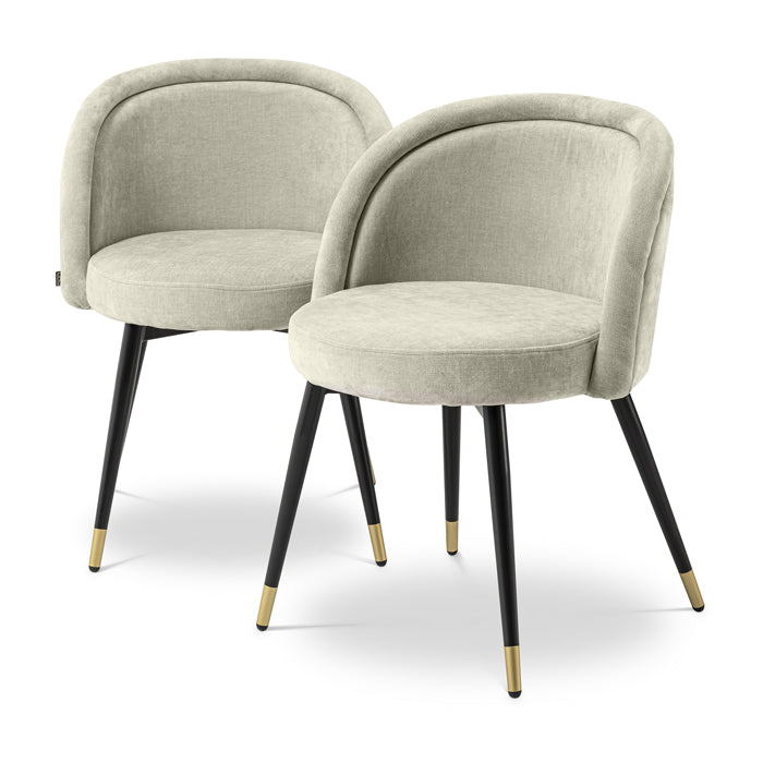 Eichholtz Chlo Clarck Set Of 2 Dining Chair Sand