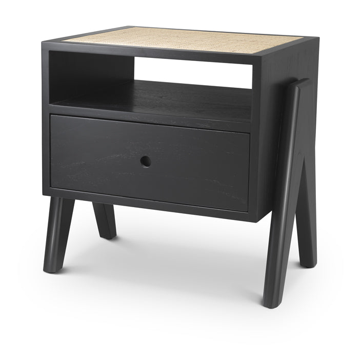 Product photograph of Eichholtz Latour Bedside Table Black from Olivia's