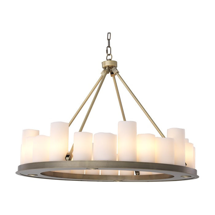 Eichholtz Commodore Round Chandelier Brass