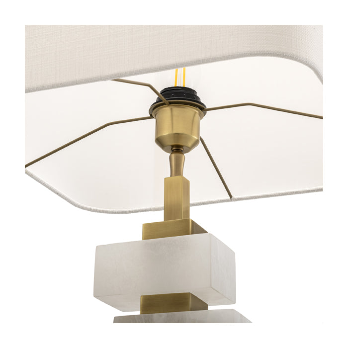 Product photograph of Eichholtz Amber Table Lamp Brass from Olivia's.