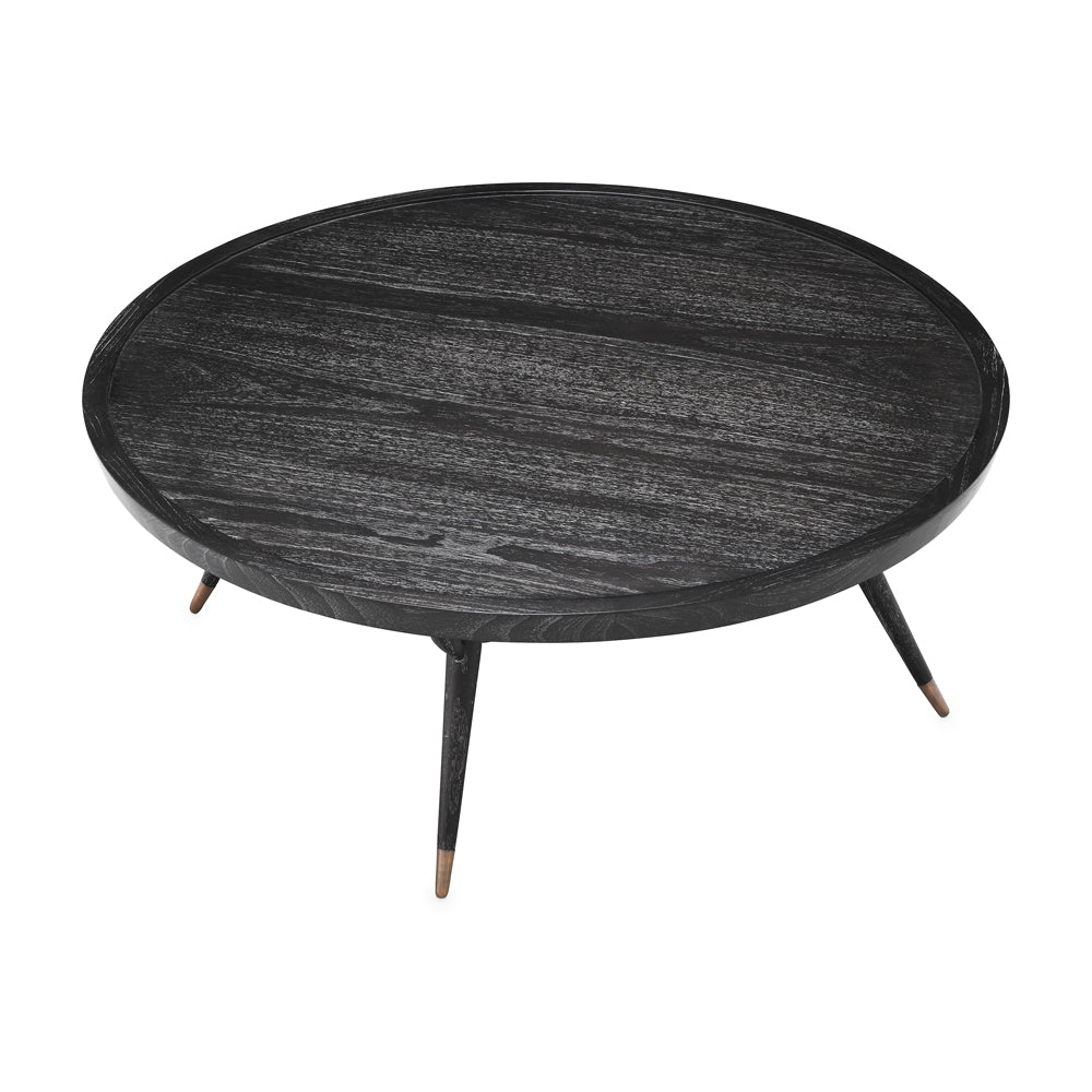 Product photograph of Eichholtz Phoenix Coffee Table In Charcoal Grey Veneer from Olivia's.