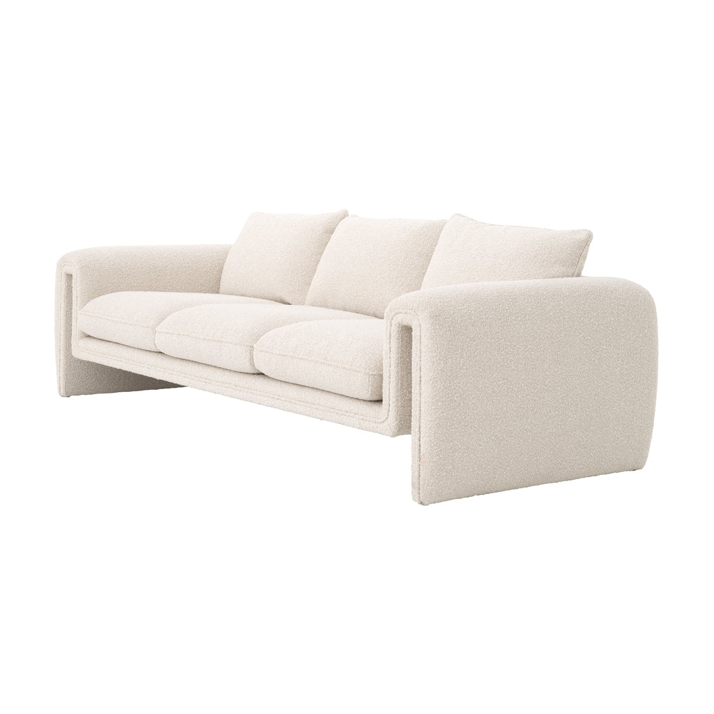 Product photograph of Eichholtz Tondo Sofa In Boucl Cream from Olivia's.