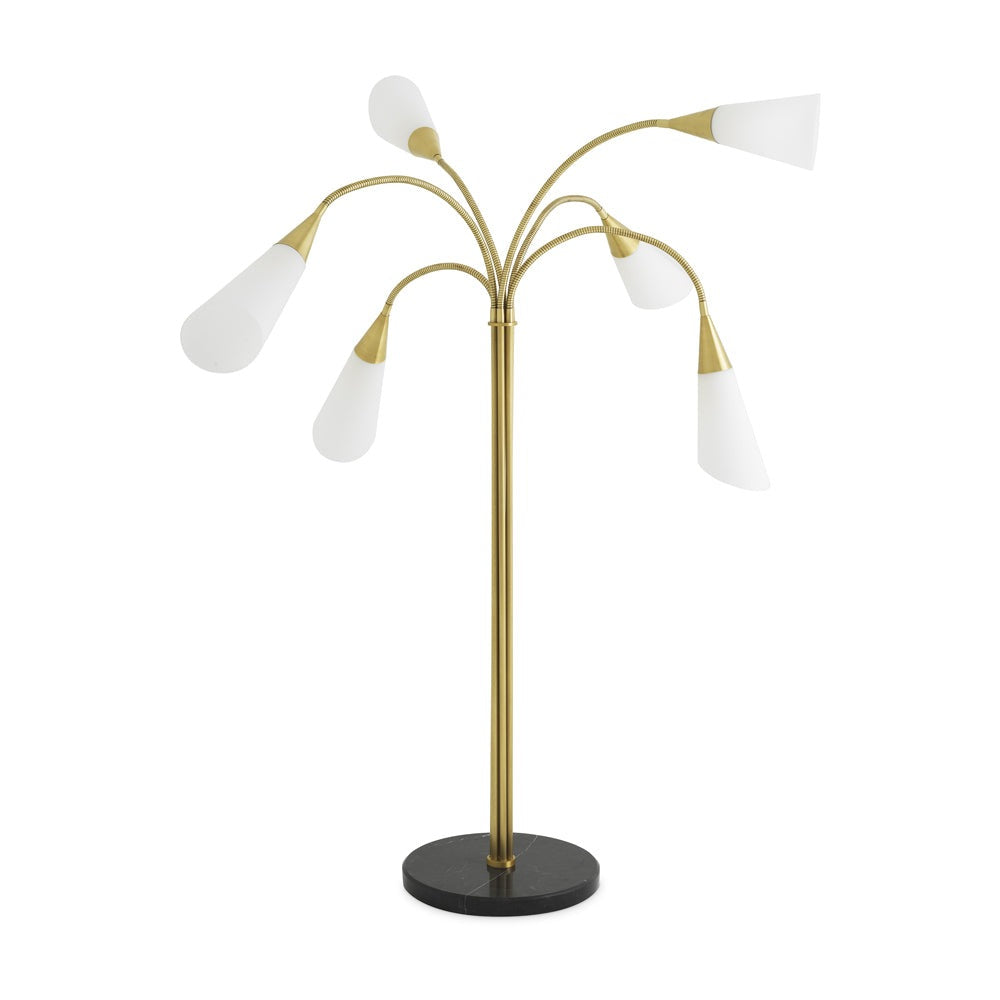 Product photograph of Eichholtz Gagnon Floor Lamp In Antique Brass from Olivia's.