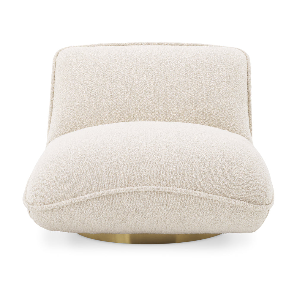 Product photograph of Eichholtz Relax Chair In Boucl Cream from Olivia's.