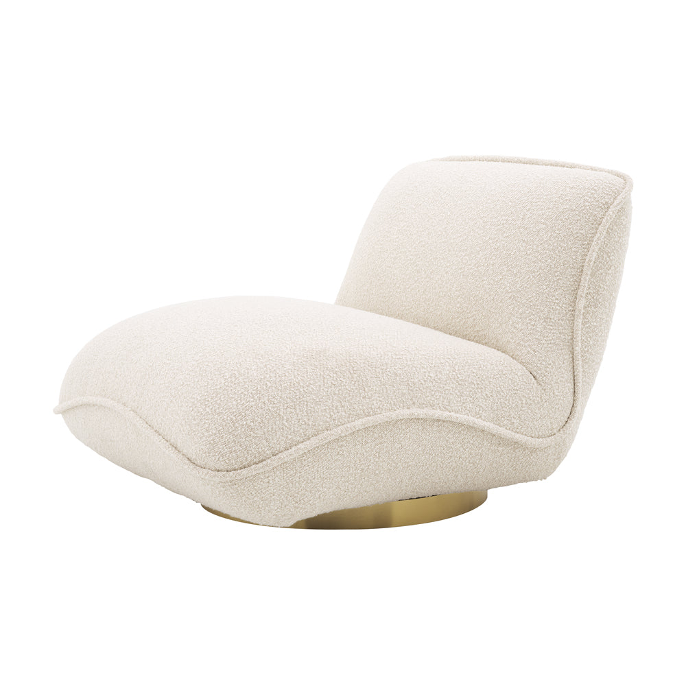 Product photograph of Eichholtz Relax Chair In Boucl Cream from Olivia's.