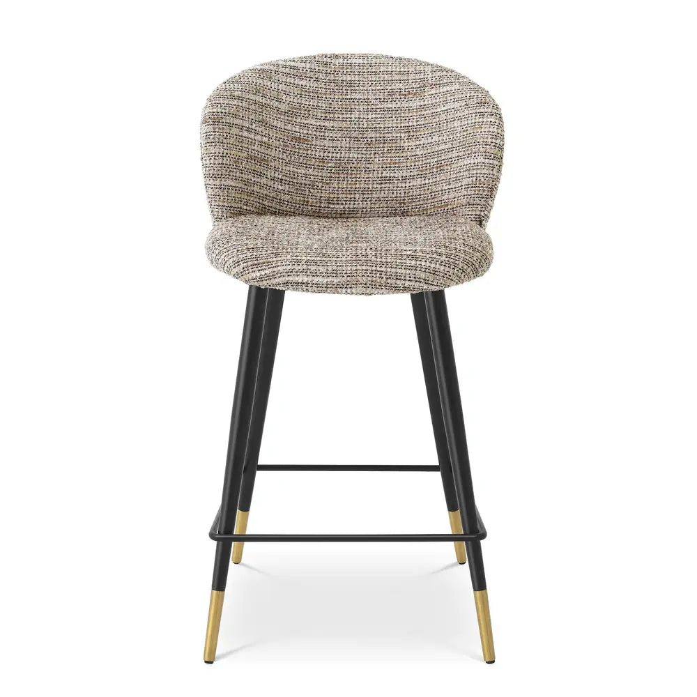 Product photograph of Eichholtz Cliff Volante Counter Stool In Mademoiselle Beige from Olivia's.