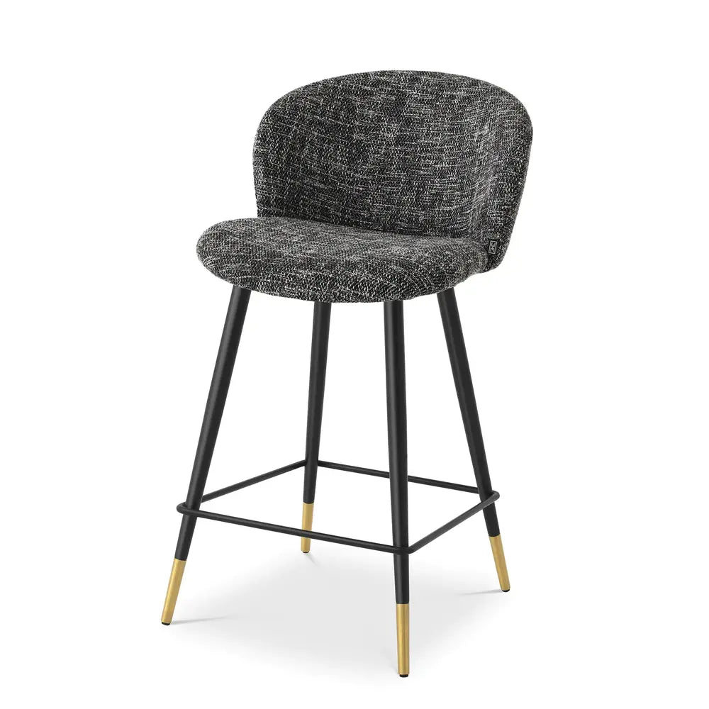 Eichholtz Cliff Volante Counter Stool in Cambon Black