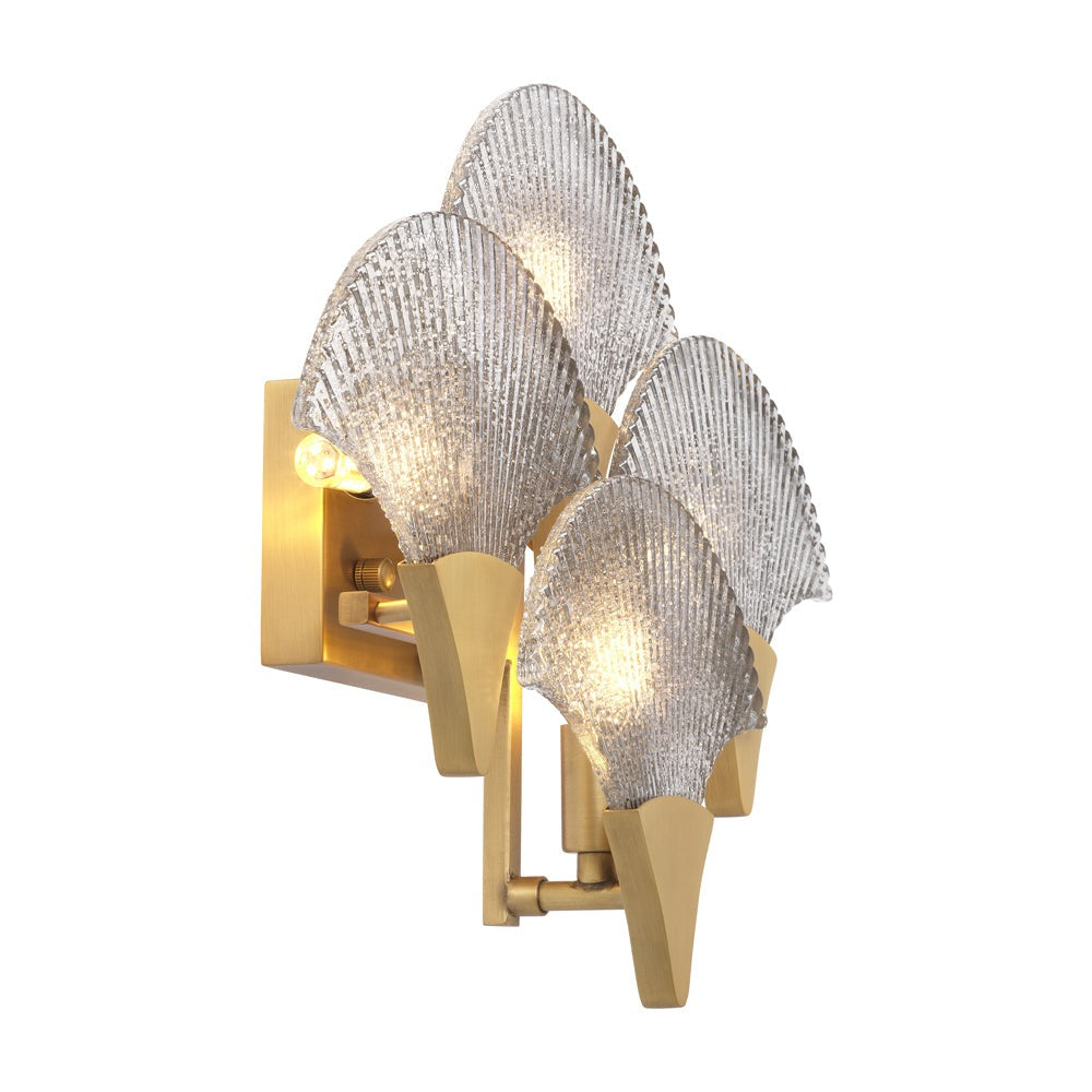Product photograph of Eichholtz Vitae Wall Lamp In Antique Brass from Olivia's.