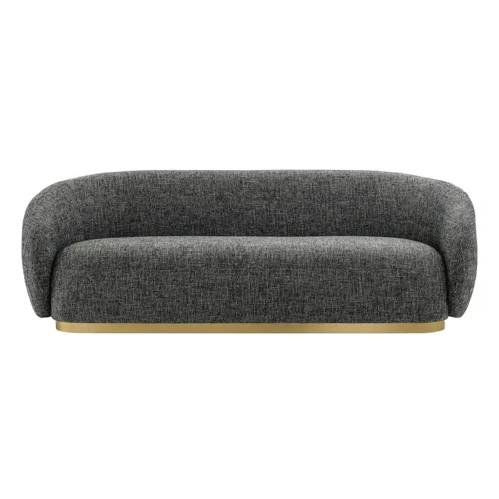 Product photograph of Eichholtz Brice Sofa In Rocat Black from Olivia's