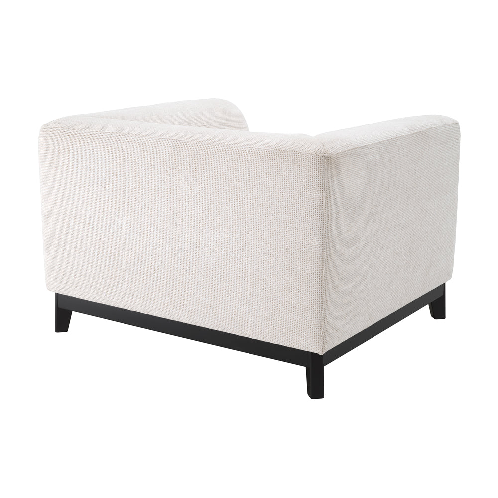 Product photograph of Eichholtz Corso Chair In Lyssa Off-white from Olivia's.