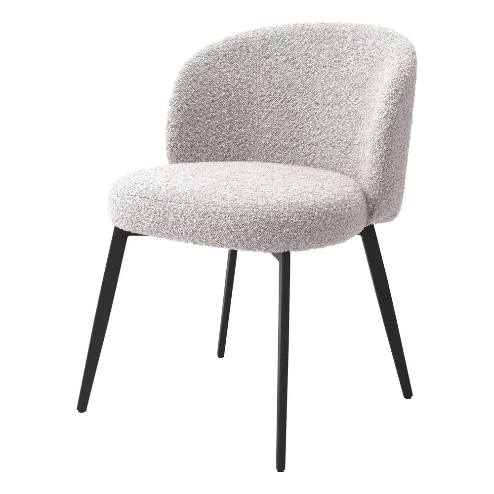Product photograph of Eichholtz Set Of 2 Lloyd Dining Chairs In Boucl Grey from Olivia's.