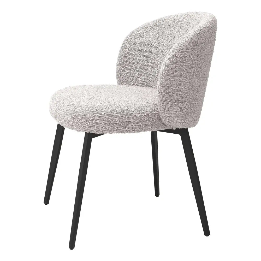 Product photograph of Eichholtz Set Of 2 Lloyd Dining Chairs In Boucl Grey from Olivia's.