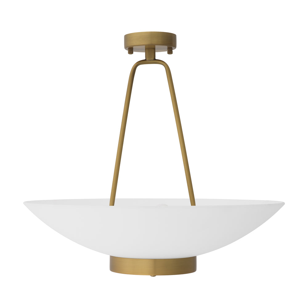 Product photograph of Eichholtz Planeta Ceiling Lamp In Antique Brass from Olivia's.